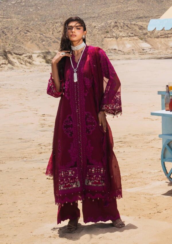 Elaf Premium Ek24 01 B Gulzar Hai Kuch Lawn Collection