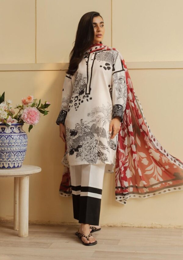 Coco By Zara Shahjahan Cza24 8 Plum Coco Prints Lawn Collection