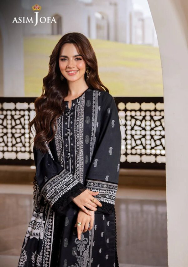 Asim Jofa Am24 04 Monochrome Lawn Collection