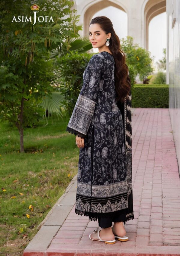 Asim Jofa Am24 09 Monochrome Lawn Collection