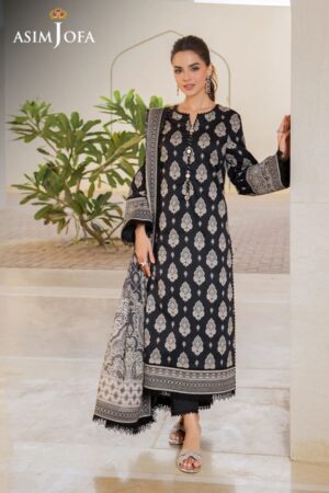 Asim Jofa Am24 06 Monochrome Lawn Collection