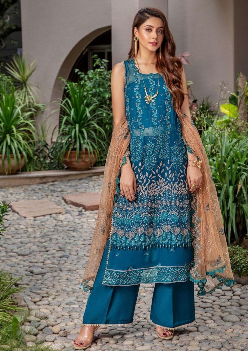 Humdum Chiffon Pc 08 Pareesha Formal Collection