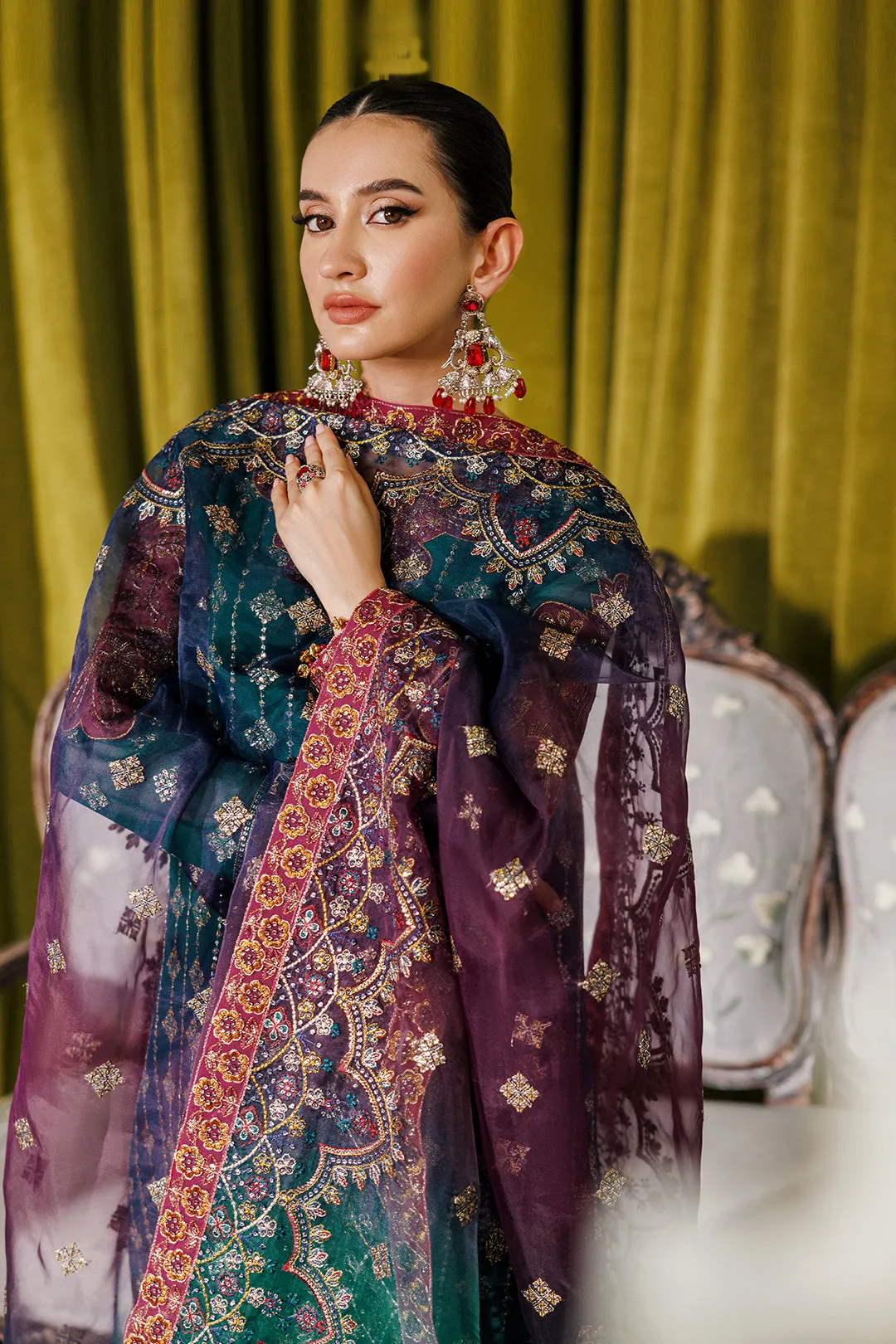 Alizeh Fashion Af-Ch-2174-Nagar C Sea Green Luxury