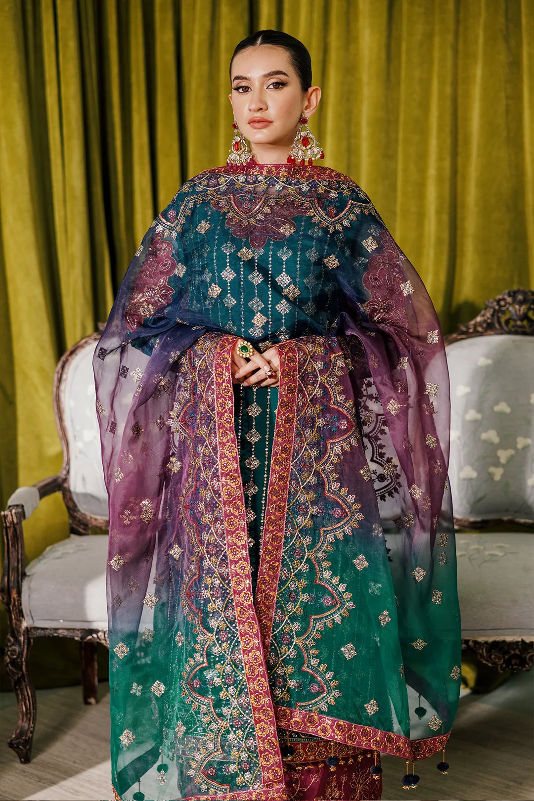 Alizeh Fashion Af-Ch-2174-Nagar C Sea Green Luxury