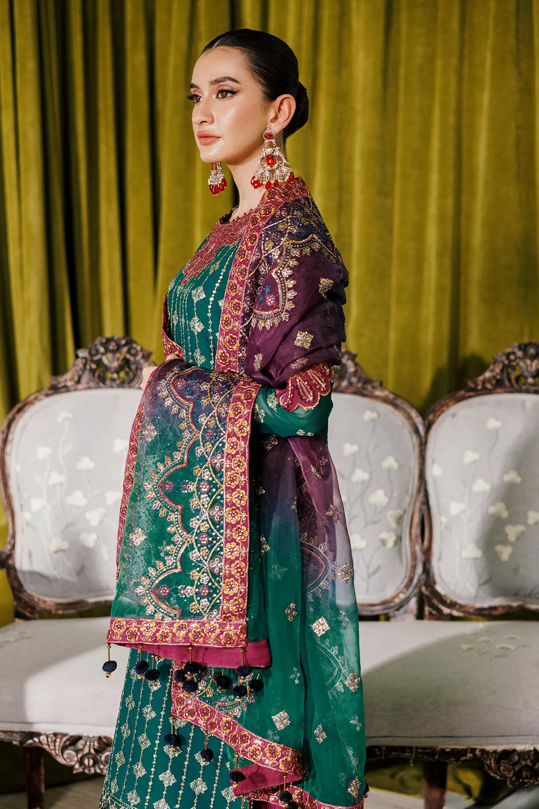 Alizeh Fashion Af-Ch-2174-Nagar C Sea Green Luxury