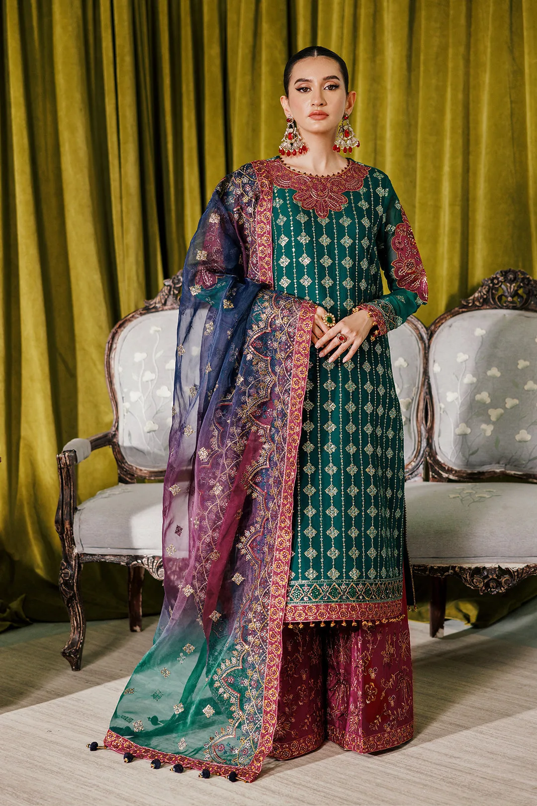 Alizeh Fashion Af-Ch-2174-Nagar C Sea Green Luxury