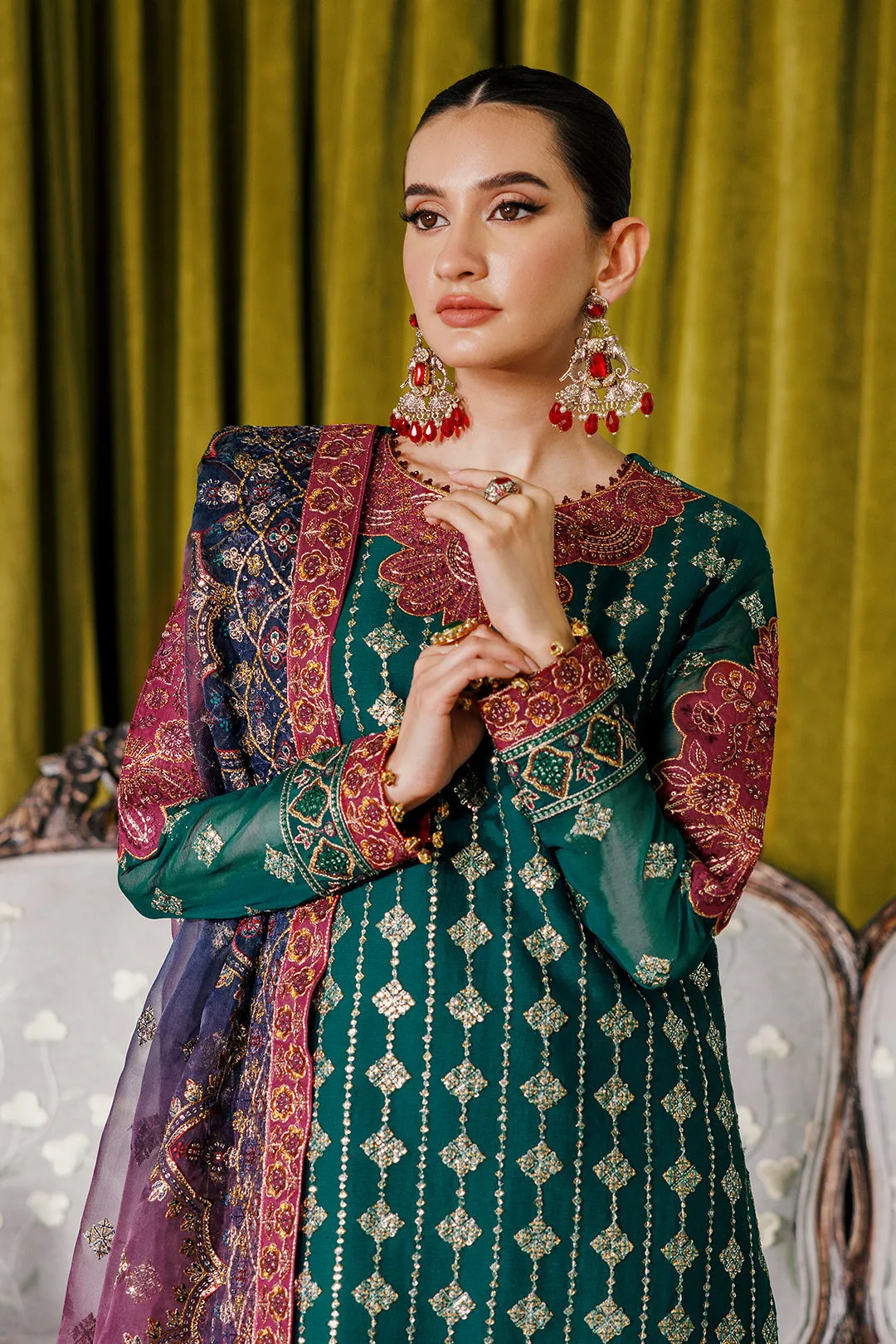 Alizeh Fashion Af-Ch-2174-Nagar C Sea Green Luxury
