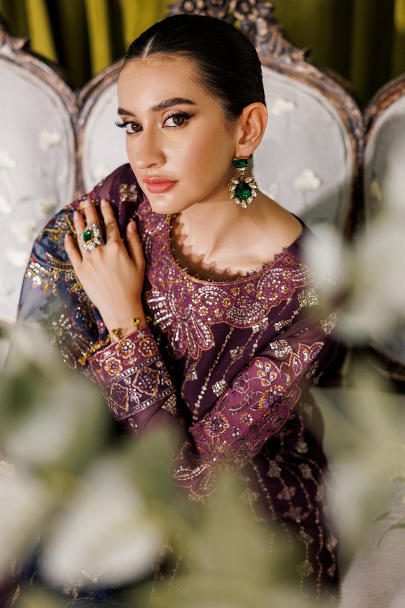 Alizeh Fashion Af-Ch-2173-Nagar B Magenta Luxury Embroidered Chiffon