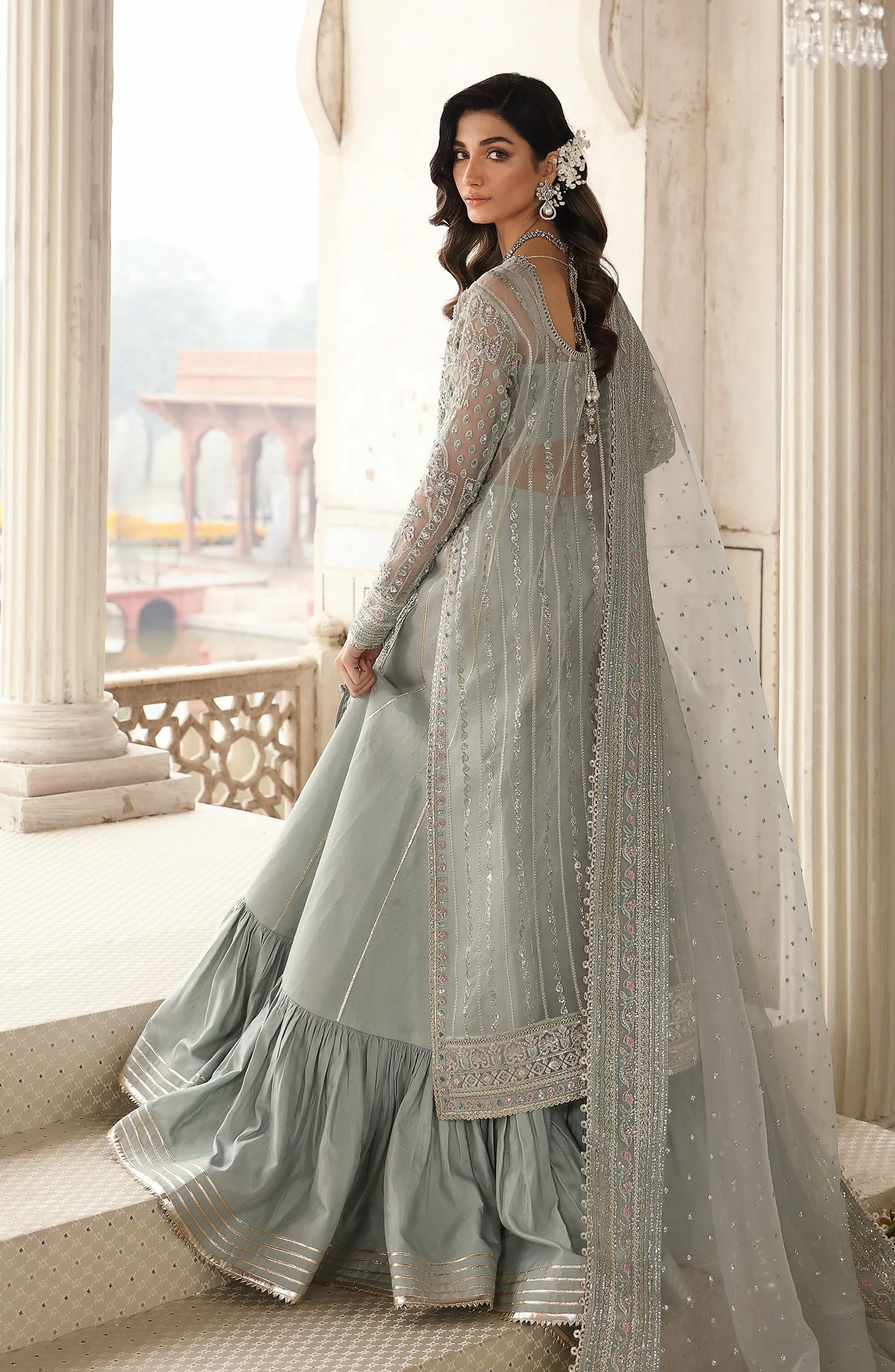 Zevk Akks Zevk Afsanah Luxury Embroidered Organza 2 Zevk Akks Zevk Afsanah Luxury