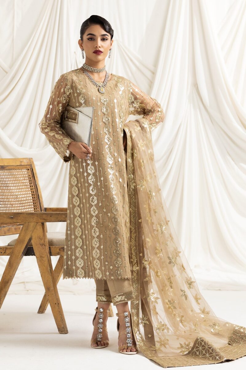 Alizeh Fashion Dua-V02D01B Dua Embroidered Net