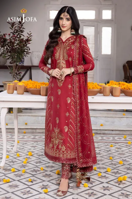 Asim Jofa Ajab-24 Abresham Asim Jofa Embroidery Lawn Silk