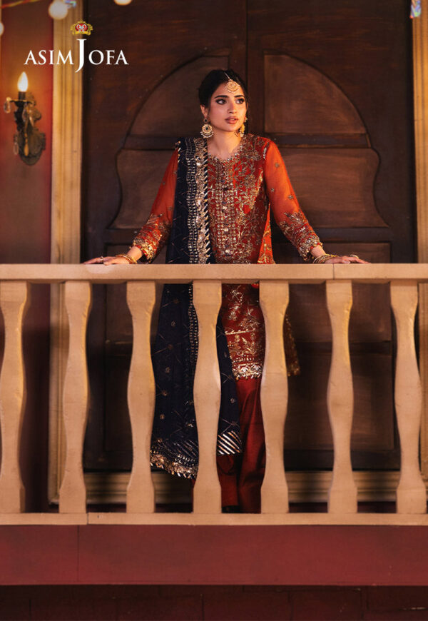 Asim Jofa Ajkk-10 Chamkeeli Asim Jofa Embroidered Chiffon