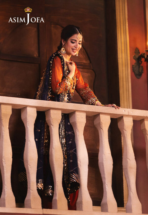 Asim Jofa Ajkk-10 Chamkeeli Asim Jofa Embroidered Chiffon