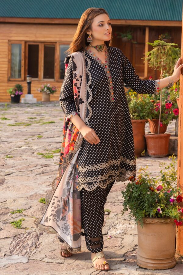 Charizma Anw4-01 Aniq Embroidered Staple Linen Collection