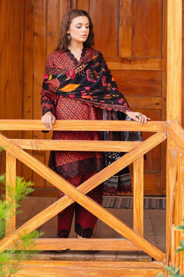 Charizma Anw4-06 Aniq Embroidered Staple Linen Collection