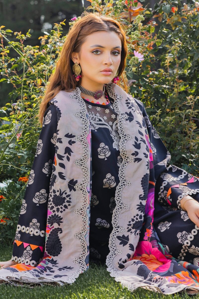 Charizma Anw4-07 Aniq Embroidered Staple Linen Collection