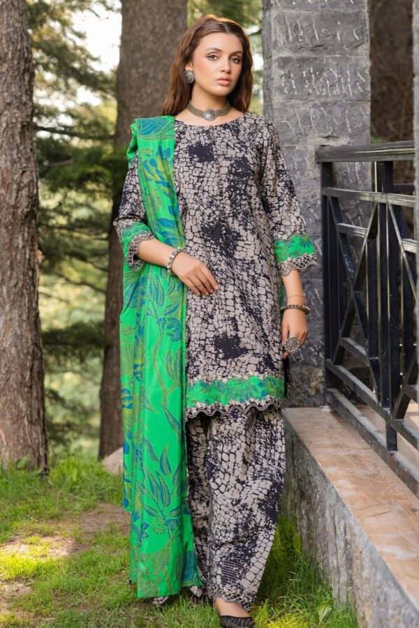 Charizma Anw4-09 Aniq Embroidered Staple Linen Collection