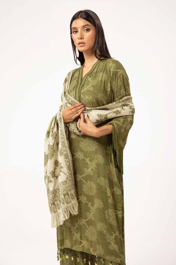 Gul Ahmed Ap-42047 Winter Fancy Linen Collection