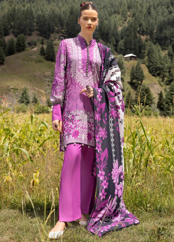 Gul Ahmed Ay-42002 Printed Karandi Collection