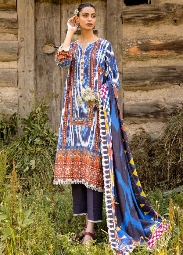 Gul Ahmed Ay-42004 Printed Karandi Collection