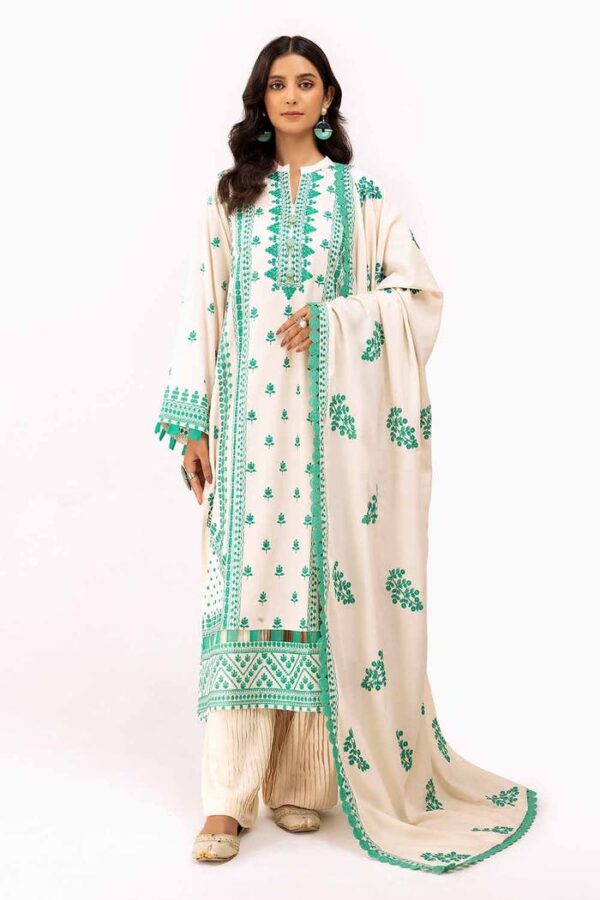 Gul Ahmed Ay-42008 Winter Embroidered Karandi Collection