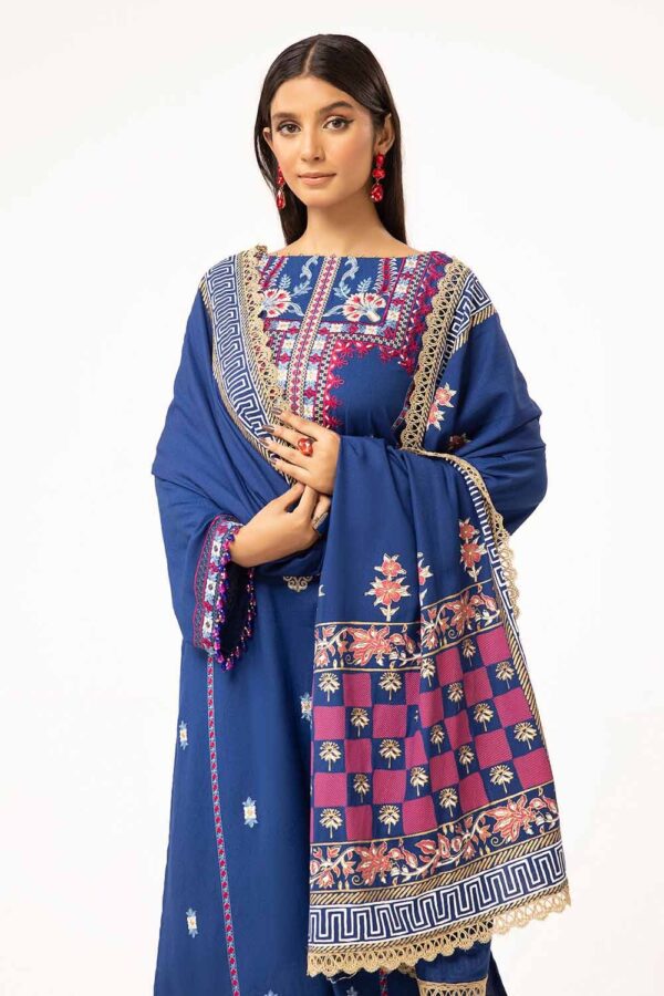 Gul Ahmed Ay-42010 Winter Embroidered Karandi Collection