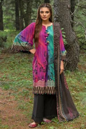 Gul Ahmed Cn-42003 Printed Khaddar Collection