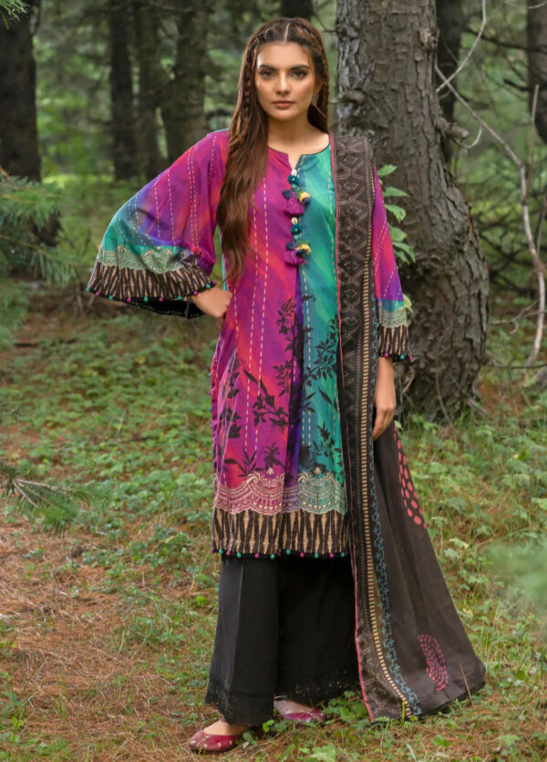 Gul Ahmed Cn-42003 Printed Khaddar Collection