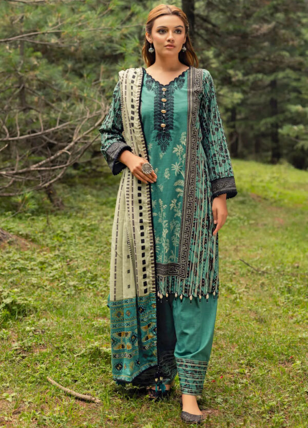 Gul Ahmed Cn-42004 Embroidered Khaddar Collection