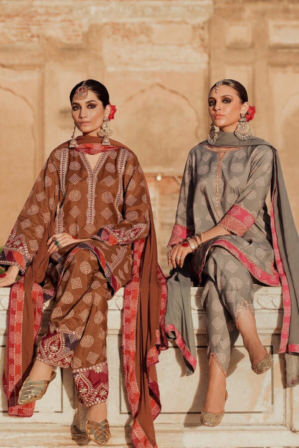 Charizma Ctw4-03 Tabeer Embroidered Chunri Silk