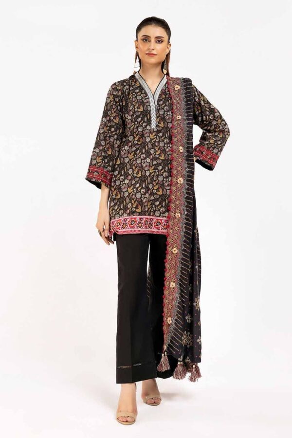 Gul Ahmed Cv-42012 Winter Embroidered Khaddar Collection