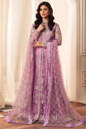 Mushq D-07 Heather Hemline Embroidered Net