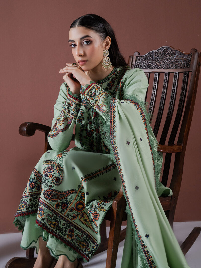 Faiza Faisal - Defne Winter Embroidered Karandi Collection