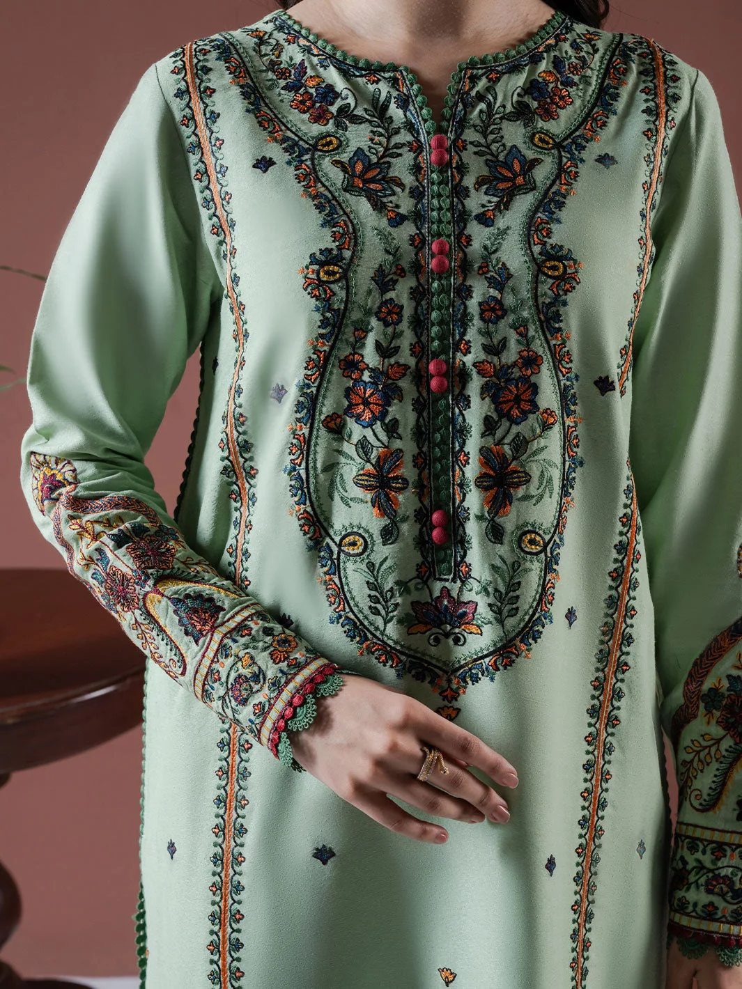 Faiza Faisal - Defne Winter Embroidered Karandi Collection 9 Faiza Faisal - Defne Winter Embroidered Karandi