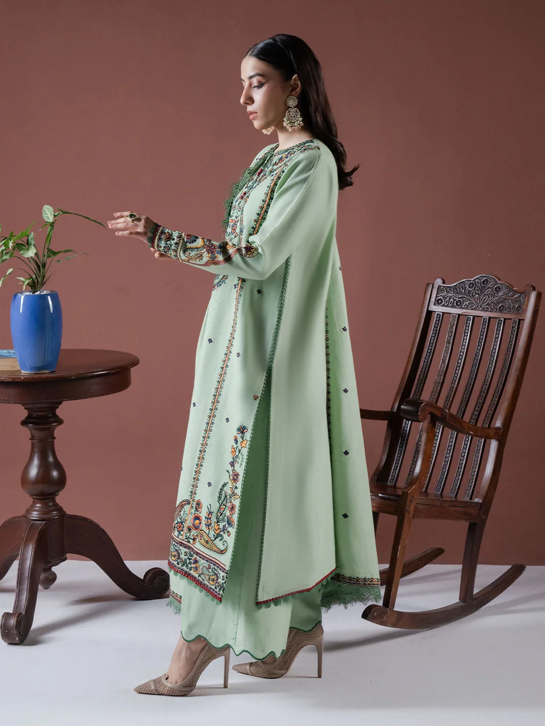 Faiza Faisal - Defne Winter Embroidered Karandi Collection 4 Faiza Faisal - Defne Winter Embroidered Karandi