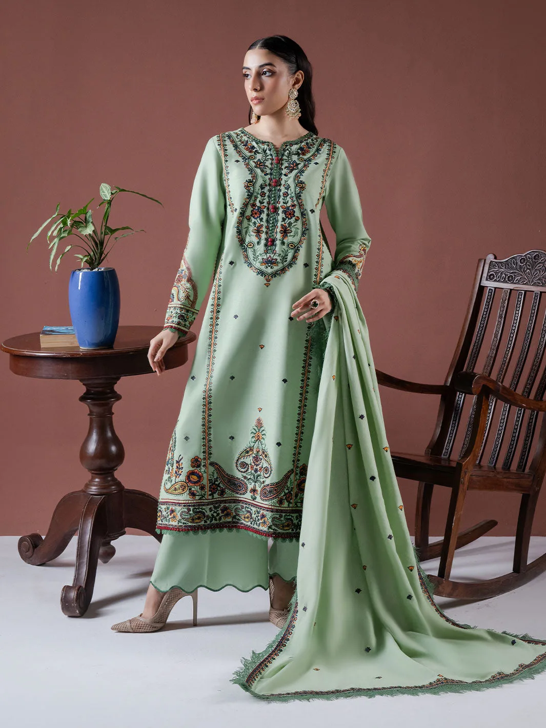 Faiza Faisal - Defne Winter Embroidered Karandi Collection 1 Faiza Faisal - Defne Winter Embroidered Karandi
