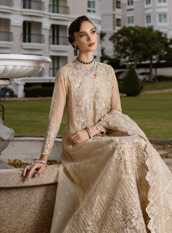 Zainab Chottani D-04 Ivana Chottani Embroidered Organza