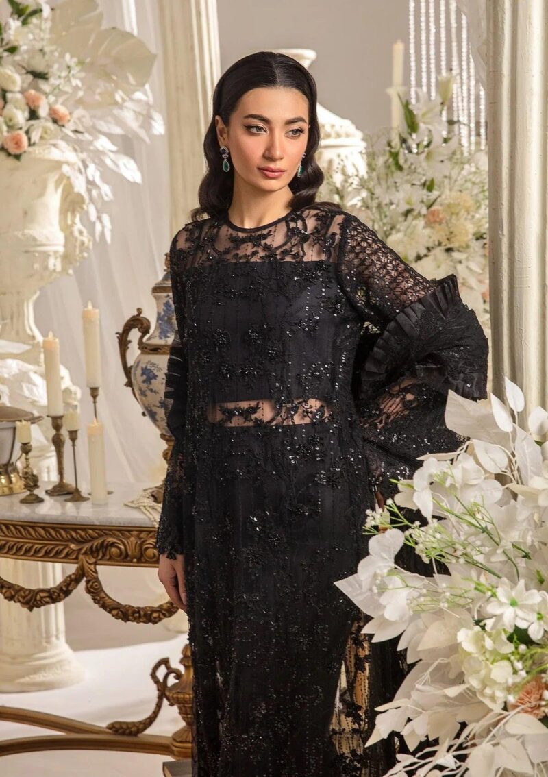 Elaf Premium Efe-05 Majesty Evara Embroidered Net