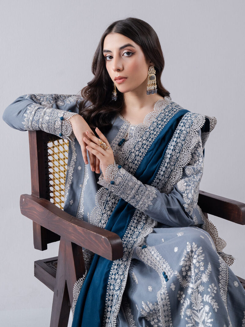 Faiza Faisal - Elaaf Winter Embroidered Khaddar Collection