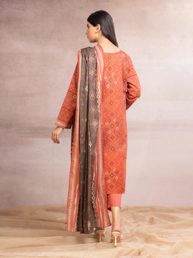 Edenrobe Ewu24A3-27102 Edenrobe Allure Khaddar Printed Collection