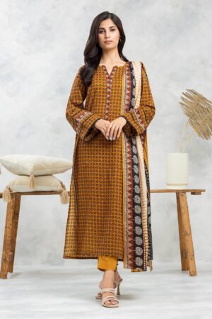 Edenrobe Ewu24a3-28100 Edenrobe Allure Khaddar Printed Collection