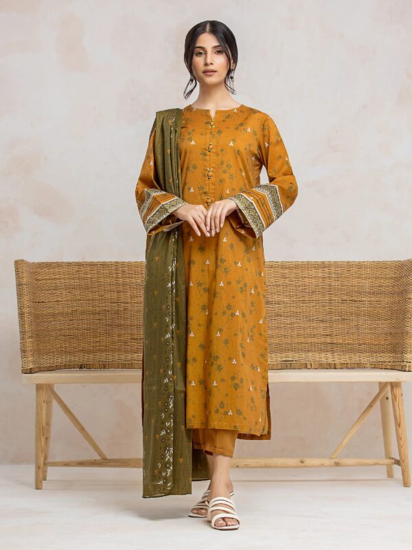 Edenrobe Ewu24A3-28179 Edenrobe Allure Khaddar Printed Collection