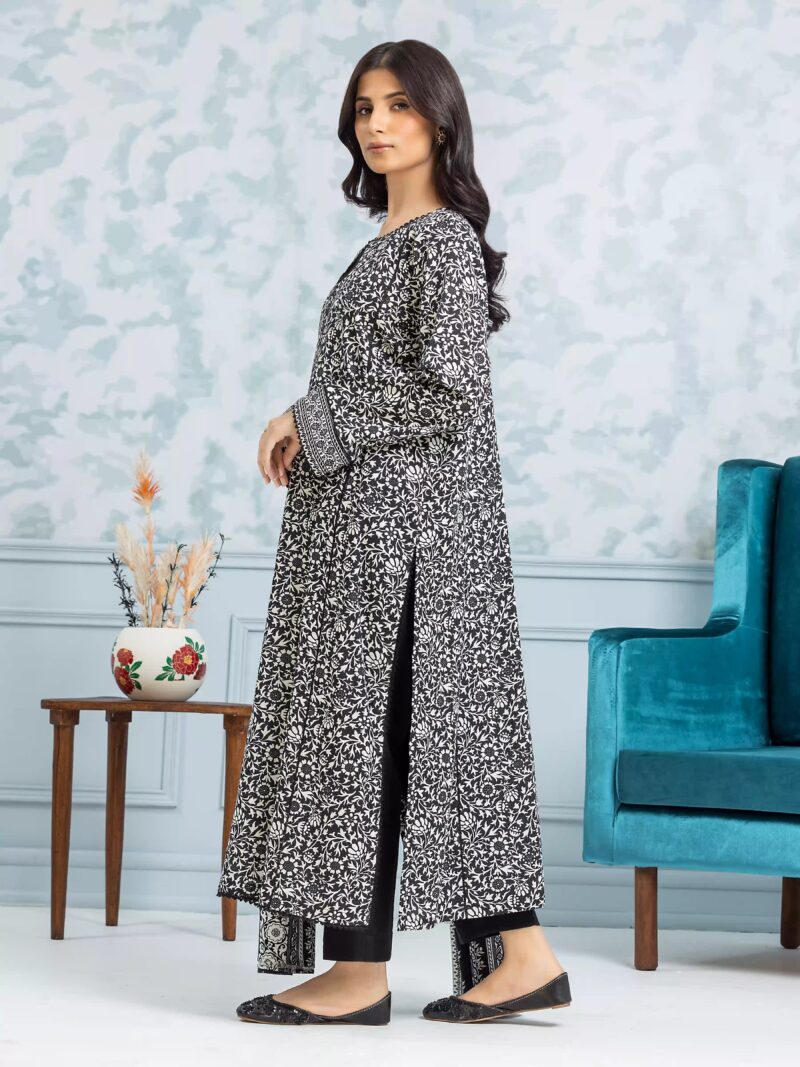 Edenrobe Ewu24A3-29304 Edenrobe Allure Khaddar Printed Collection