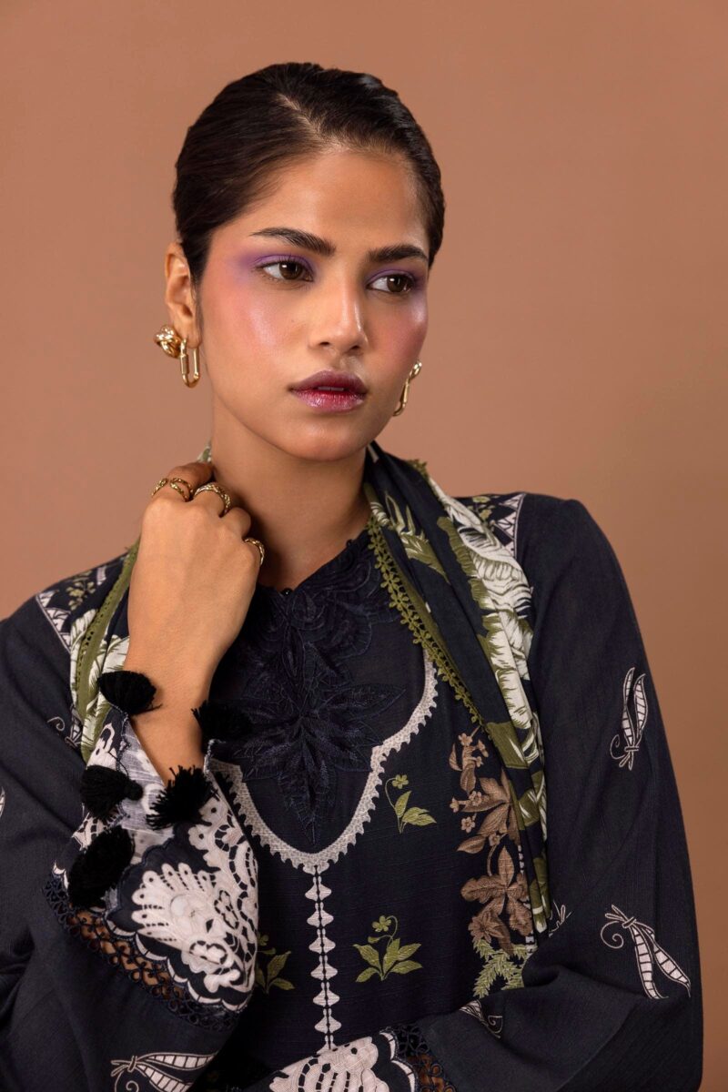 Sana Safinaz D-06a Mahay Embroidered Slub Collection