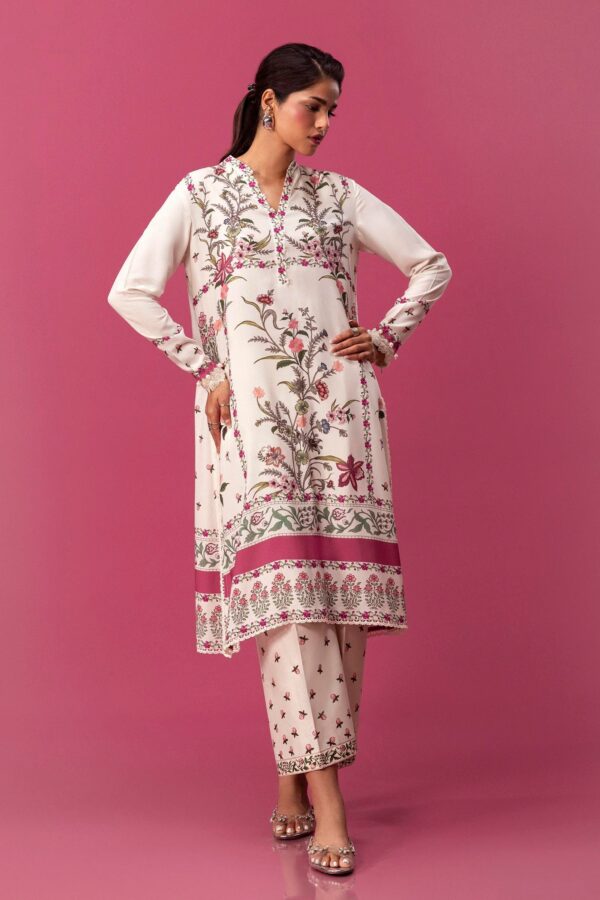 Sana Safinaz D-07A Mahay Embroidered Linen Collection