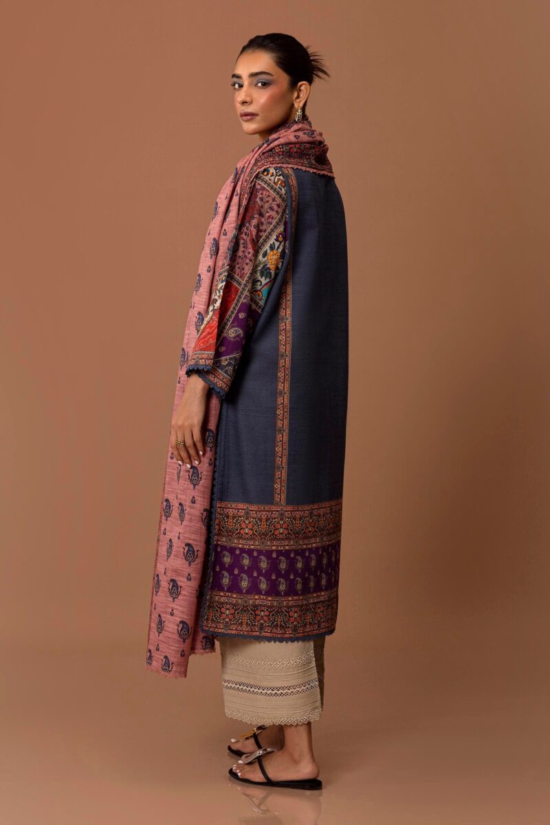 Sana Safinaz D-19b Mahay Embroidered Slub Collection