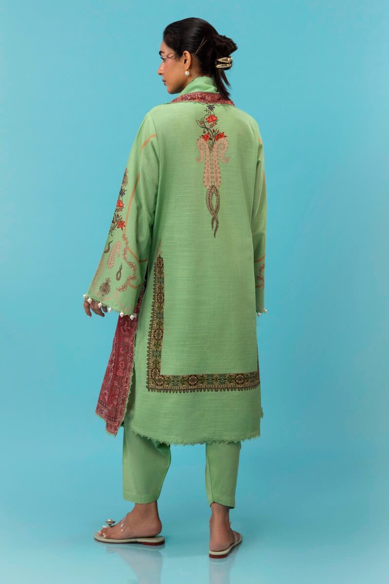 Sana Safinaz D-25B Mahay Embroidered Slub Collection