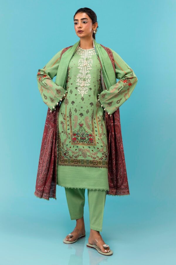 Sana Safinaz D-25B Mahay Embroidered Slub Collection