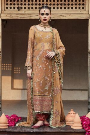 Hussain Rehar Festive Embroidered Chiffon