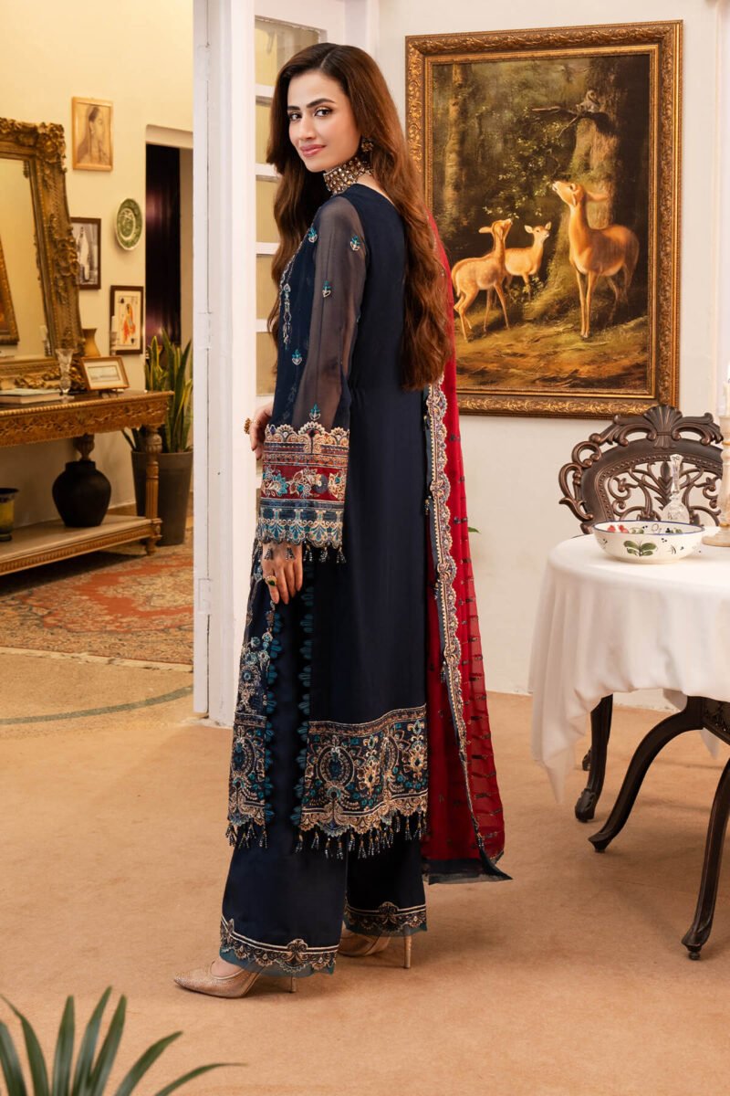 Imrozia I-201 Husn Noor Jahan Embroidered Chiffon